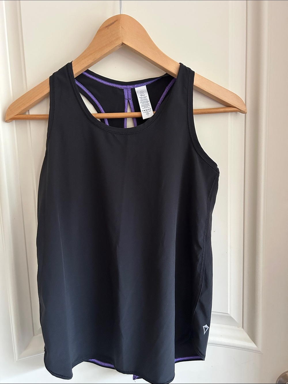 Ivivva black tank girls size 12